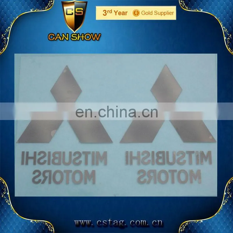 logo metal sticker