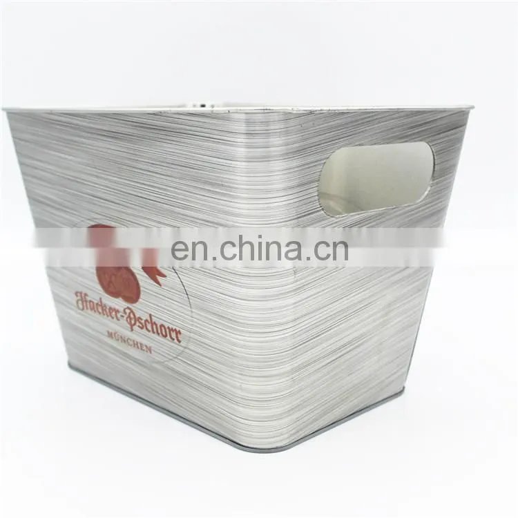 large standing walmart tin ice bucket with special offer