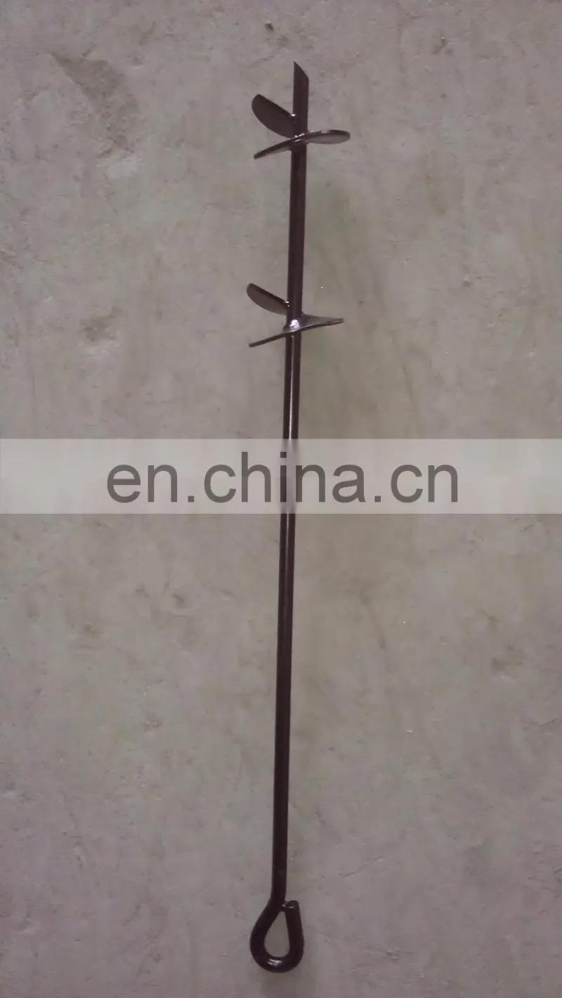 Forged galvanized Steel Tent Garden Ground Stake