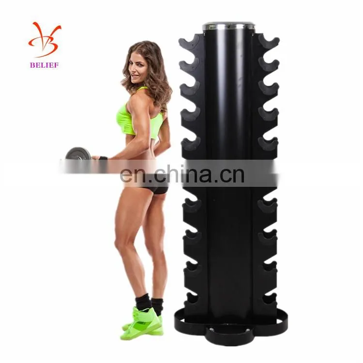 Gym Equipment Steel Dumbbell Storage Rack For 10 Pairs
