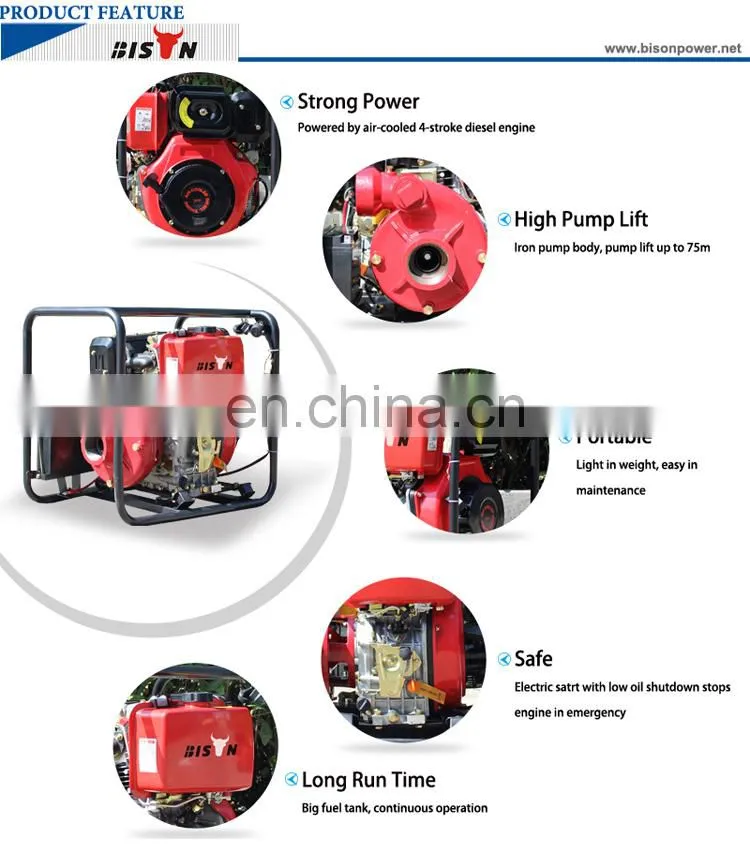 Diesel Driven Fire Extinguisher Pump Portable Fire Fighting Water Pump