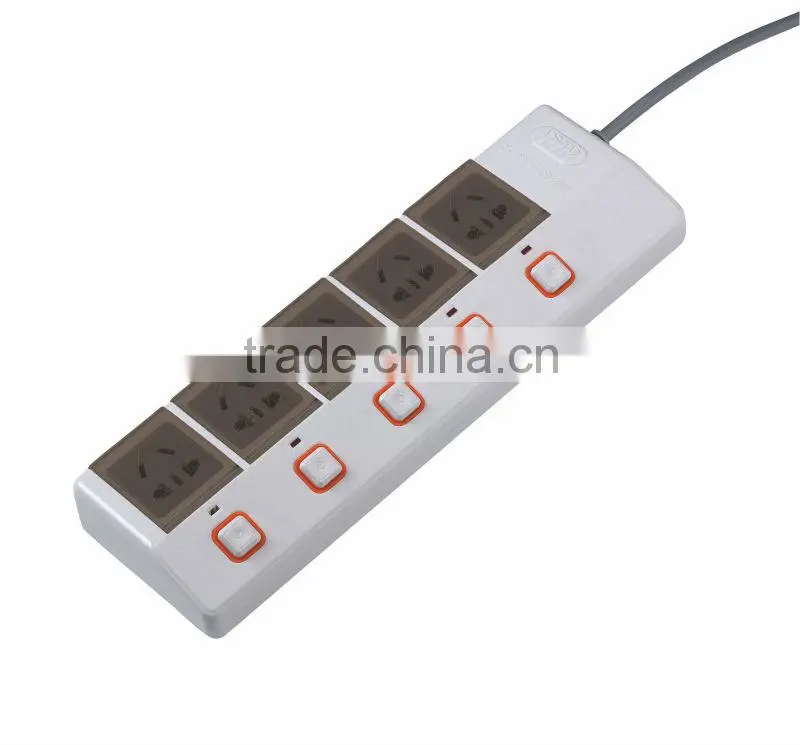 new design electric extension sockets with multi outlet