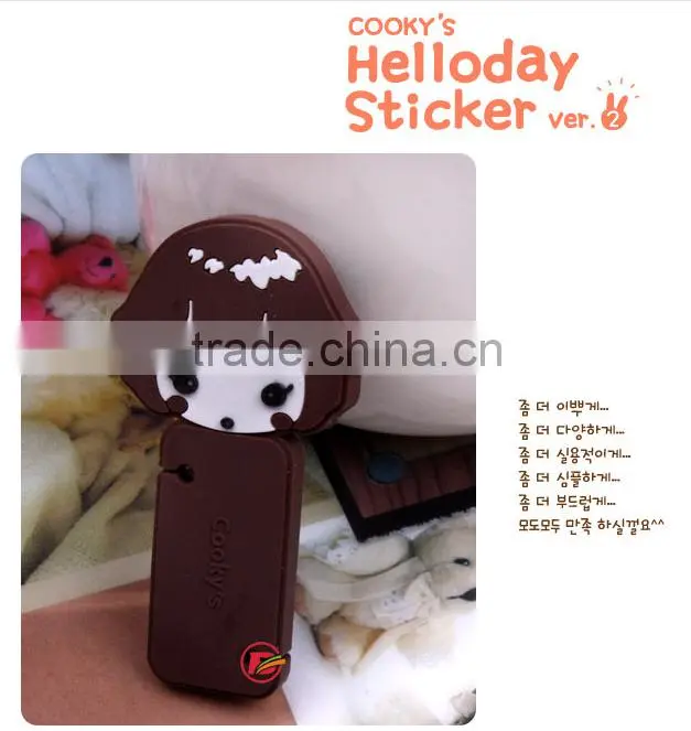 Hottest Little girl silicone earphone winder Lines Cable winder