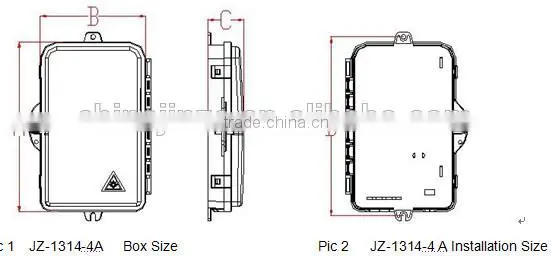 optical fiber cable connection box