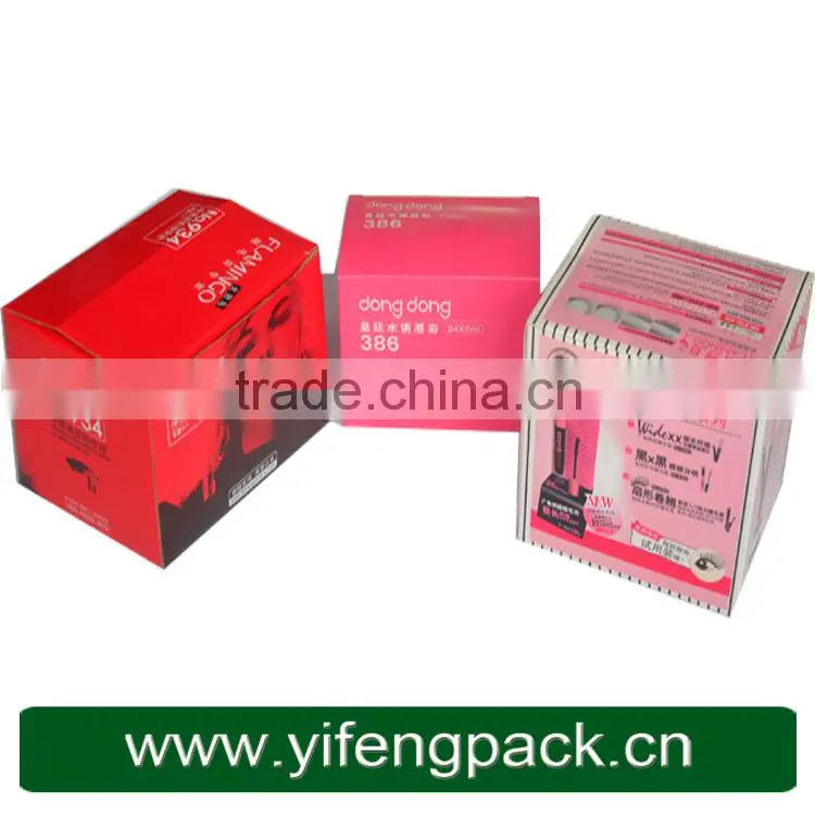 Custom Design Luxury Cardboard Paper Empty Cosmetic Packaging