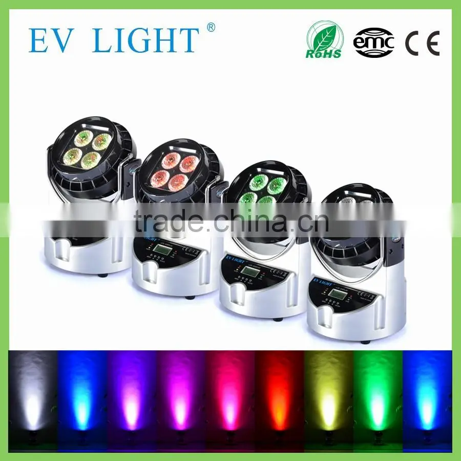 Wireless Battery Powered 4pcs *10w RGBW four in one led par light