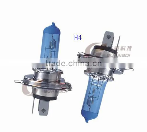 H4 super white auto halogen bulb