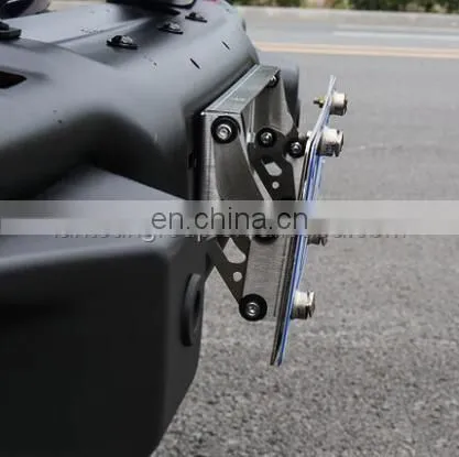 Sanfu For Jeep JK&JK for wran gler Lantsun JL1184 license plate bracket suitable JL & JK stainless steel license