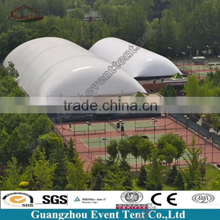 Used fire retardant PVC inflatable projection dome tent for amusement centers