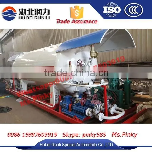 LPG Filling Station Mobile Gas Station 10000Liters Portable LPG Gas Station Whatsapp 0086 15897603919