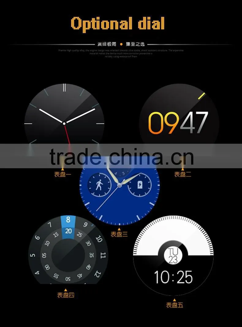 android smart watch phone remote camera Bluetooth answer call heart rate monitor watch