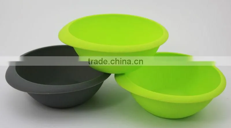 Flexible And High Heat Resistance Cupcake Mixing Bowl