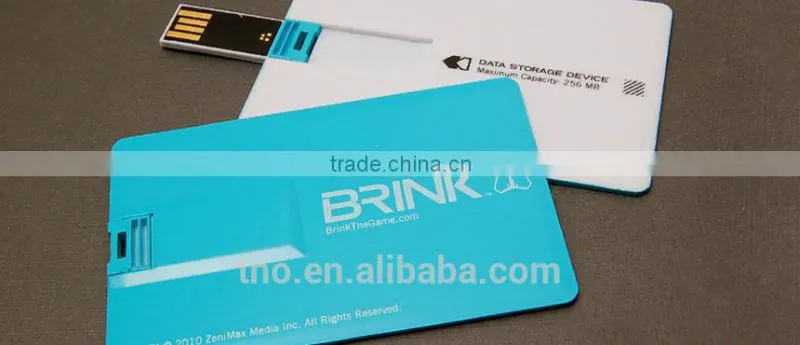 custom promotional credit card usb flash drive