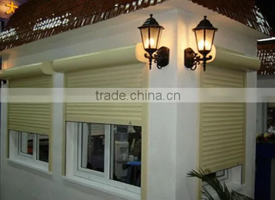 aluminum roller slats window, metal roll up windows, steel window grill design