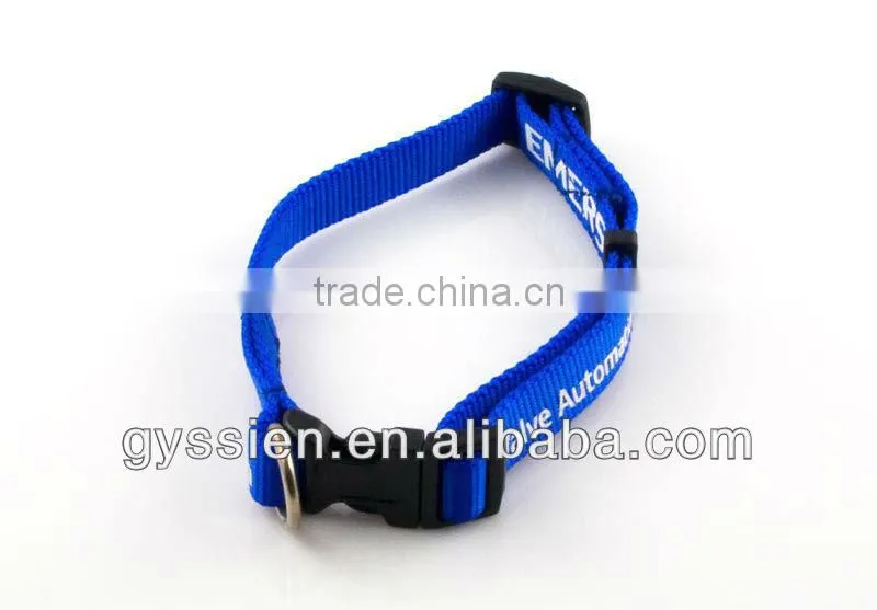 DL03 #5 zipper silk screen lanyard Pet collars