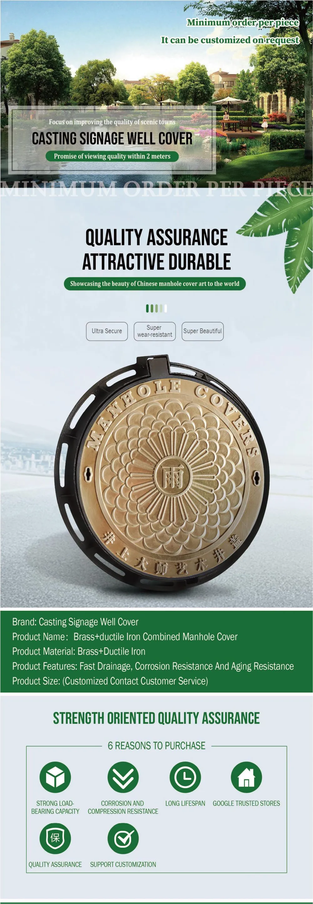 artistic copper manhole cover,-01