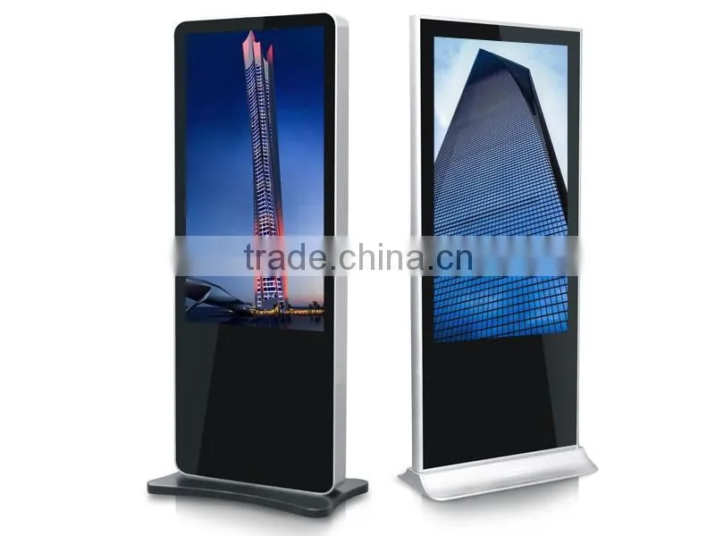 Indoor Application and TFT,LCD AD Display Type 55 inch Floor Standing Advertising Display