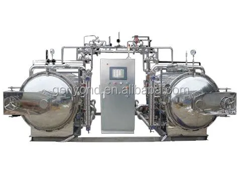Semi Auto Type Pouch Food Small Retort Sterilization Machines