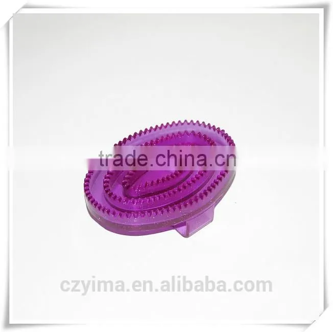 FUN grooming bling horse mane & tail comb with yellow gradient rhinestone