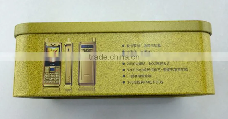 Luxury mobile phone tin cans