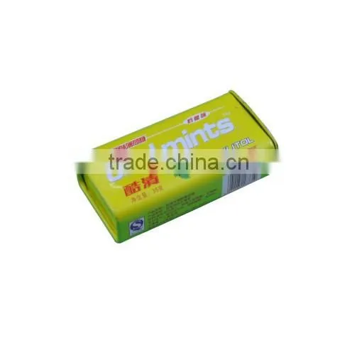 Decorative round coin bank tin box with lock