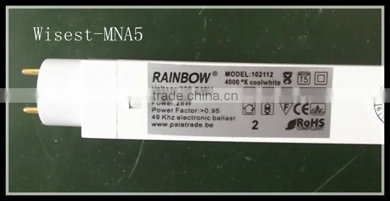 CE SAA energy saving t8 to t5 lamp adapter 28w