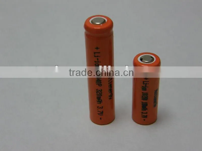Li-ion battery 10440 with 320mAh 3.7v
