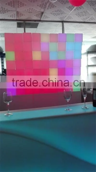 LED light cube lamp with remote control YXF-4343C