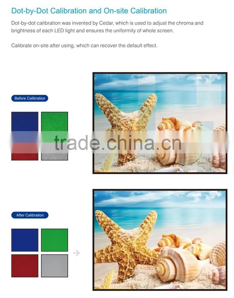 Indoor Small Pitch COB P2.5 LED Display Unit Wall for Control Room _S1