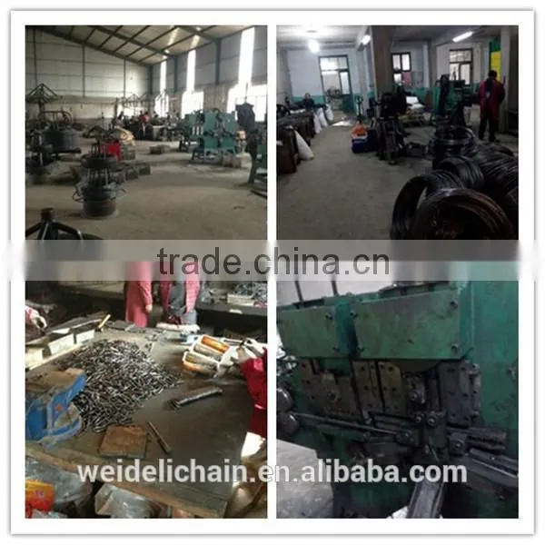 china factory ordinary mild steel welded link chain
