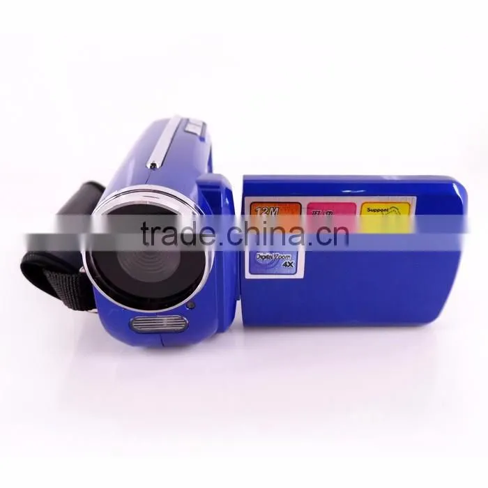 HD 12MP digital camcorder with led flash light video camera