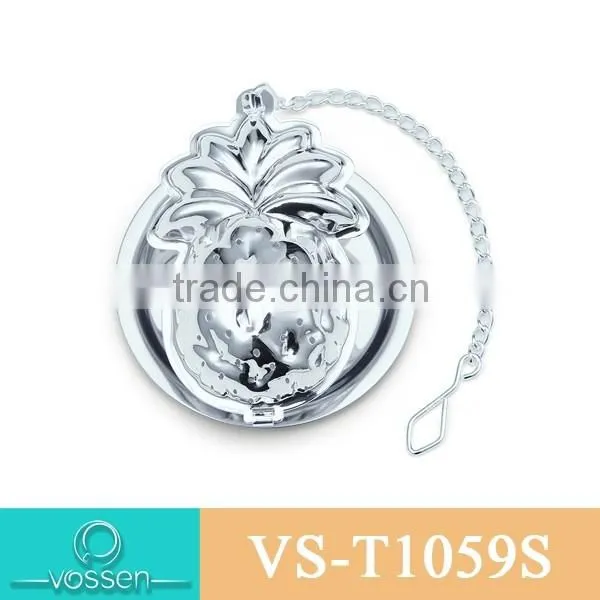 Silver plating pineapple shaped tea infuser