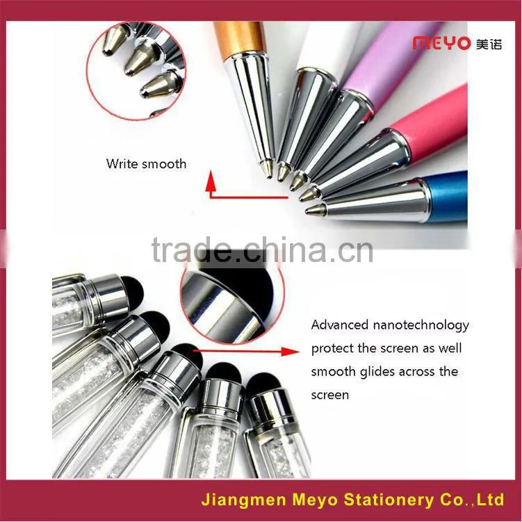 Red crystal stylus pens, stylus pens with crystals, smartphone stylus pen