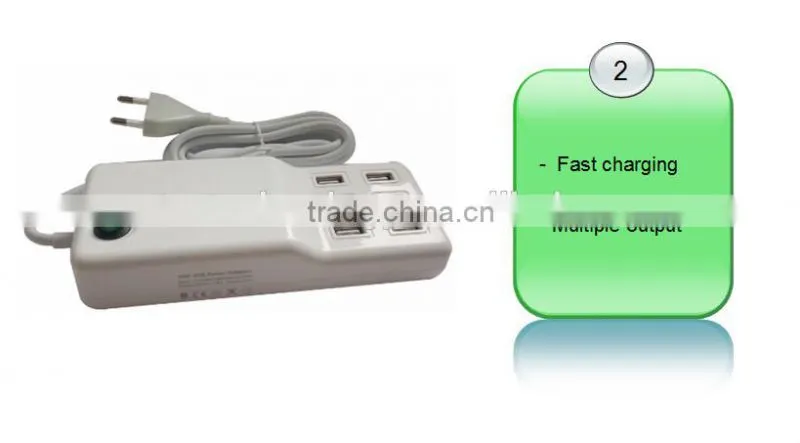 New!!!Durable 6 ports multiple output 12A USB Socket CE,RoHS,FCC
