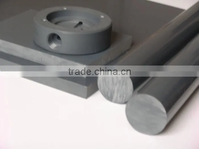 Good Electrical Insulation Surface Smooth Black Plastic Rod PVC