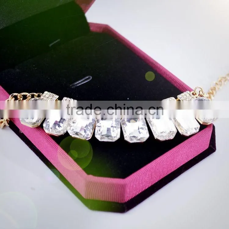 Luxury Colorful Crystal Pendant Bracelet Shinning Rhinestone Gold Bracelets