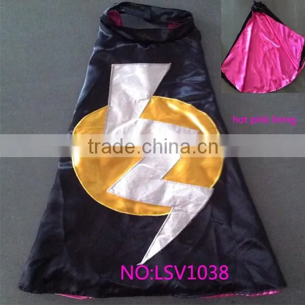 2016 Children capes superhero cape for girl satin wholesale capes