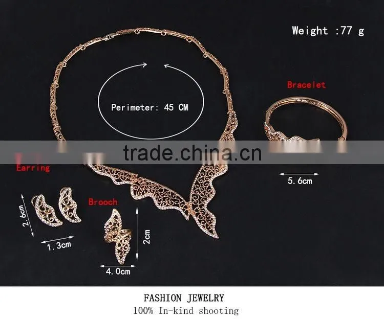Latest New Design Gold Jewelry Wholesale,2016 New Design Custume Jewelry Sets