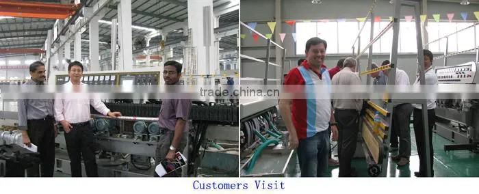 glass double edge machine work with tempering glass making machine glass processing machine glass cutting machine