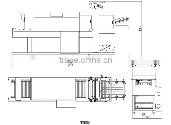 YQ-750B heat shrink tape wrapping machine