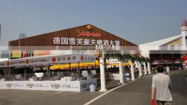new stylish tent promo event
