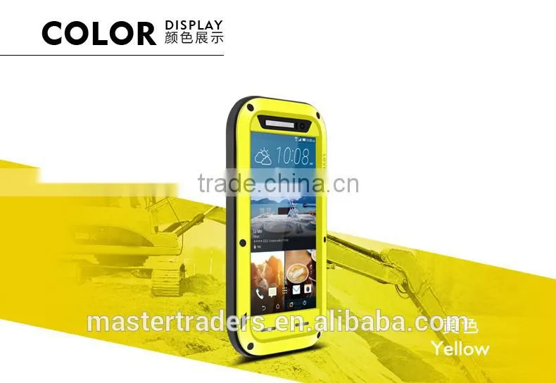 Original LOVE MEI Powerful Metal Waterproof Dirtproof Shockproof Protective Case For HTC One M9 MT-3529