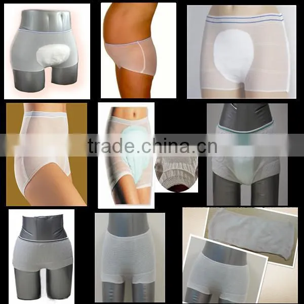 wholesale hot sale nylon disposable underwear mesh Pants for adult unisex
