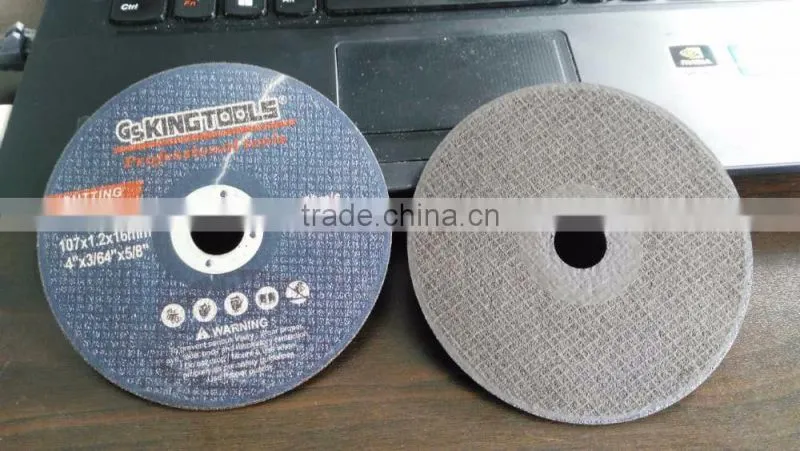 grinding wheel cutting for inox 107mm abrasive gs king tools