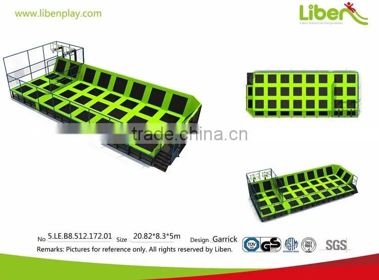 TOP 3 Indoor Children Large Cheap Trampoline Park Professional Bungee Trampoline Park