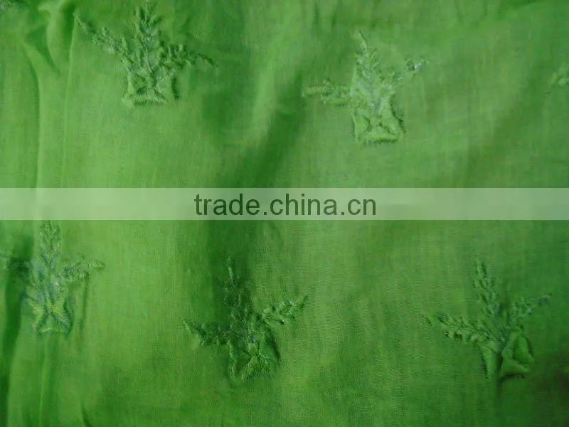 Embroidered Cotton Scarves & Stoles