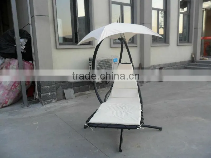 Metal Stand Helicopter Canopy Hanging Outdoor Swing Chair