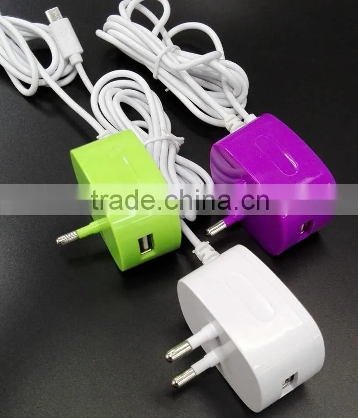 original multi 2 in 1 mobile charger travel charger with usb for wholesale