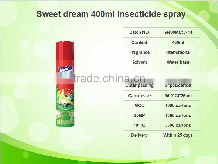 South America 2016 an high efficient 600ml for factory , aerosol insecticide