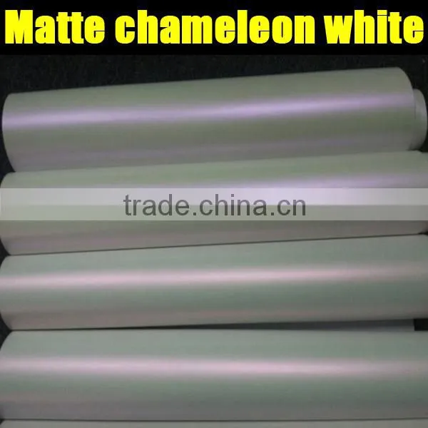 Popular Matte chameleon pearl white to purple with air bubble